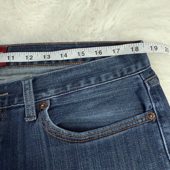 Lucky Brand 361 Vintage Straight Jeans Men's 36x32 Blue Cotton5 Pocket Logo - Picture 15 of 16